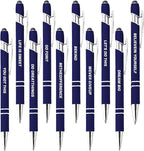 CRME 10pcs Inspirational Blue Pens Ballpoint Set Multi Tool Pens by Unknown