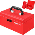 workpro 10.8" mini metal tool box with removable, main product view
