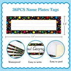 FaCraft 36Pcs Desk Name Plates for Classroom School - Image 7