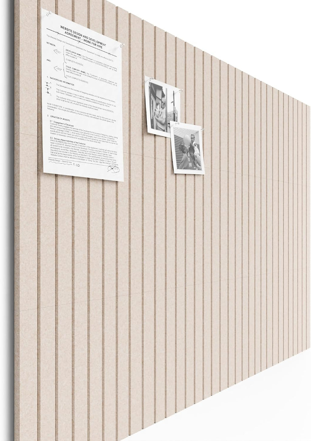 Bumusty Large Cork Board Alternative-47 x35 Felt Bulletin Board Tiles,