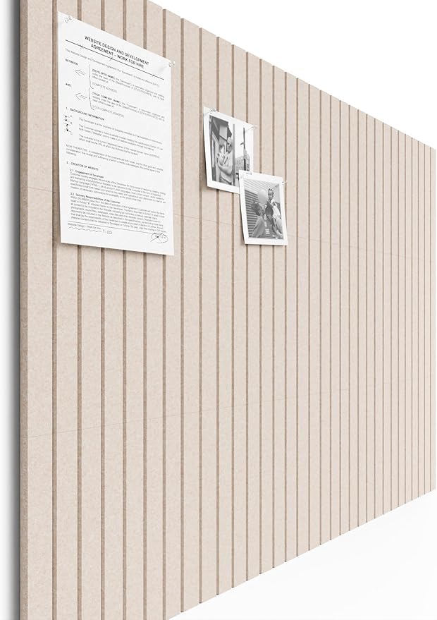 Bumusty Large Cork Board Alternative-47 x35 Felt Bulletin Board Tiles, by Bumusty