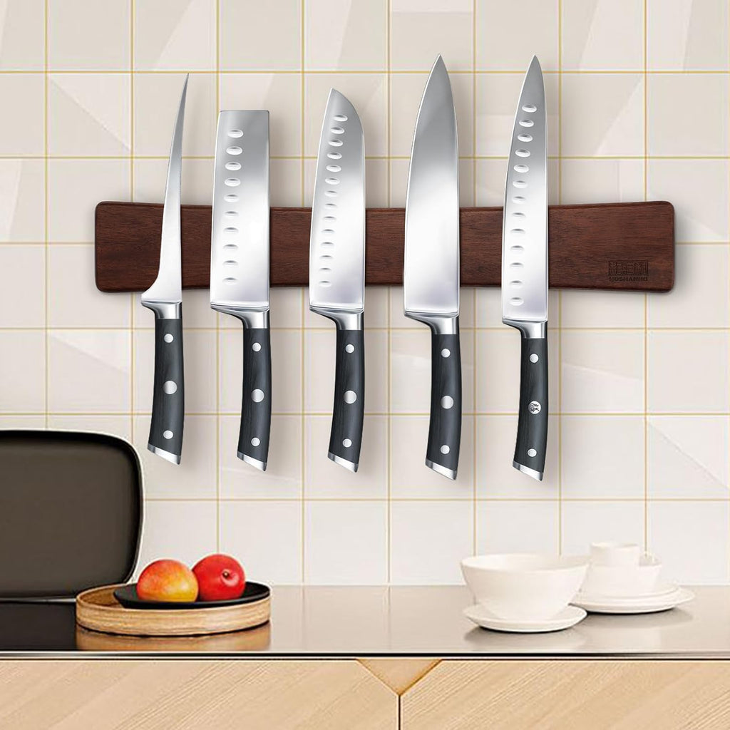 hoshanho magnetic knife strips, magnetic knife holder for showing dimensions
