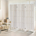 ALeesing 6 Panel Room Divider, 5.6Ft Wood Room Dividers and Folding Privacy