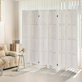 ALeesing 6 Panel Room Divider, 5.6Ft Wood Room Dividers and Folding Privacy by ALeesing