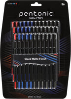 Pentonic Gel Pens, 0.6 mm Fine Point, Smooth Writing by PENTONIC