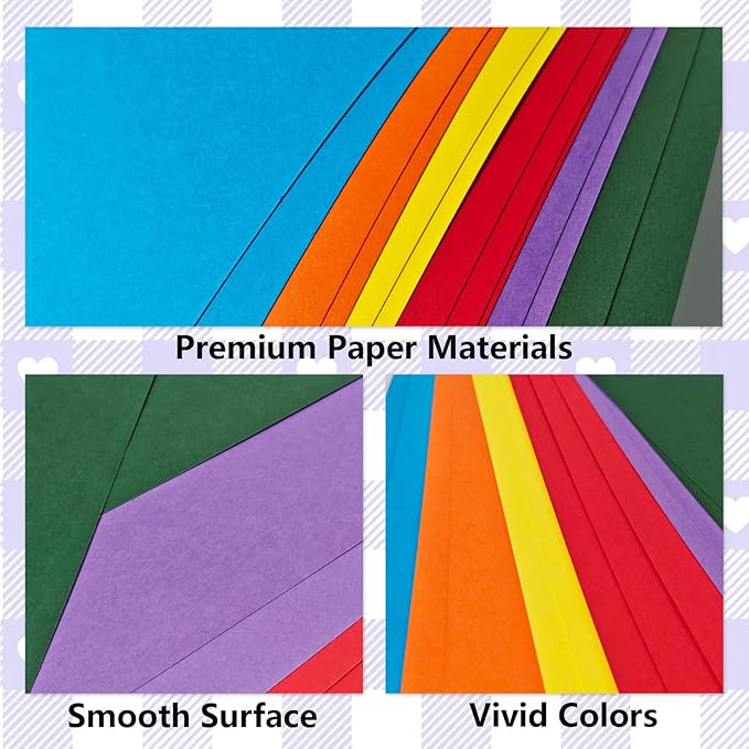 15 Sheets White Cardstock 12"x12", 250gsm/90lb Heavyweight Cardstock Paper - Image 4