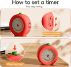 Tomato Visual Timer for Kids, 299-Minute Cute Kids Pomodoro Countdown Timer - Image 4