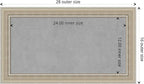 Amanti Art Silver Framed Magnetic Board 16x28 Small Vision Board - Image 4
