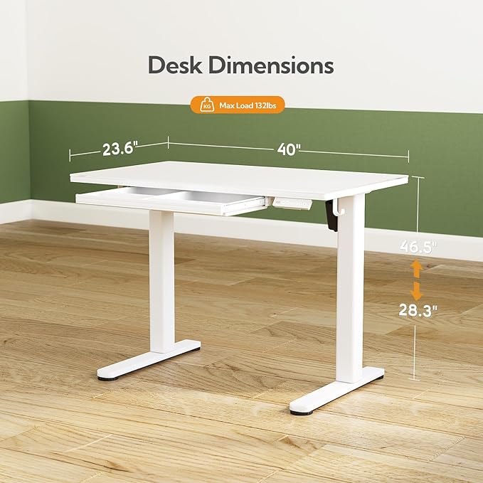 INNOVAR Glass Standing Desk - Image 3