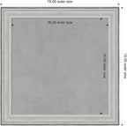 Amanti Art Silver Framed Magnetic Board 19x19 Small Vision Board - Image 3