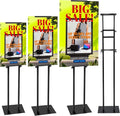 Noliven 4 PCS Adjustable Poster Stand, Double-Sided Freestanding Pedestal Sign by Noliven