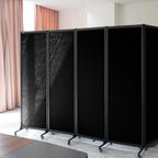Upgrade Version Room Partition and Divider, Freestanding Rolling Dividers - Image 6