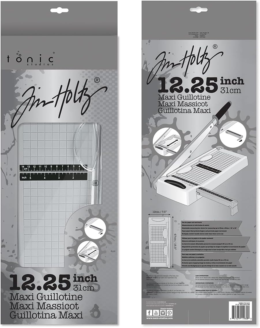 Tonic Studios Tim Holtz 12.25" Maxi Guillotine Paper Cutter