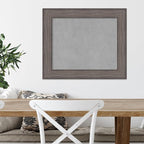 Amanti Art Grey Framed Magnetic Board 21x25 Small Vision Board - Image 5