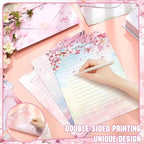 TaoBary 160 Pcs Stationery Paper Set 50 Double Sided Stationery Papers - Image 5