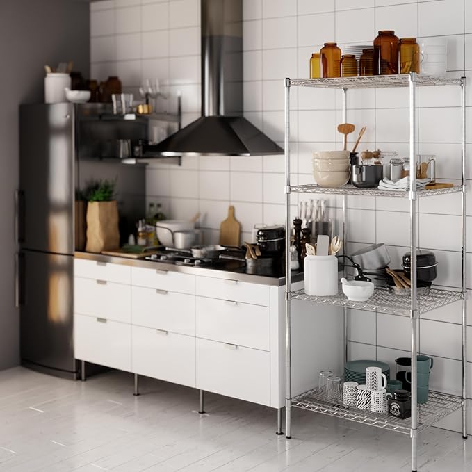 Regal Altair 24" Deep x 30" Wide x 74" Height Wire Shelving Kit | 4-Tier | NSF - Image 7