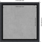 Amanti Art Black Framed Magnetic Board 27x27 Medium Vision Board - Image 4
