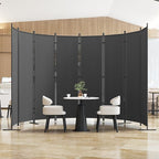 Helios&Hestia 8-Panel 6 ft Tall Indoor Folding Room Divider, Portable Privacy by HeliosHestia