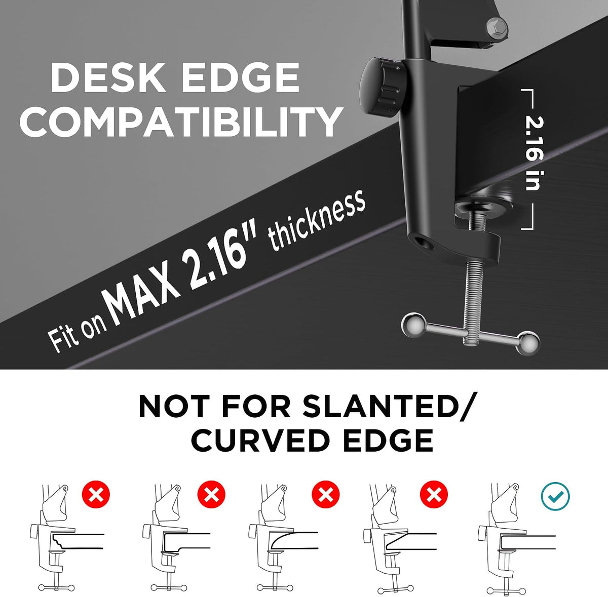 InnoGear Overhead Phone Mount Ring Light with Stand for Desk Canvas Lamp