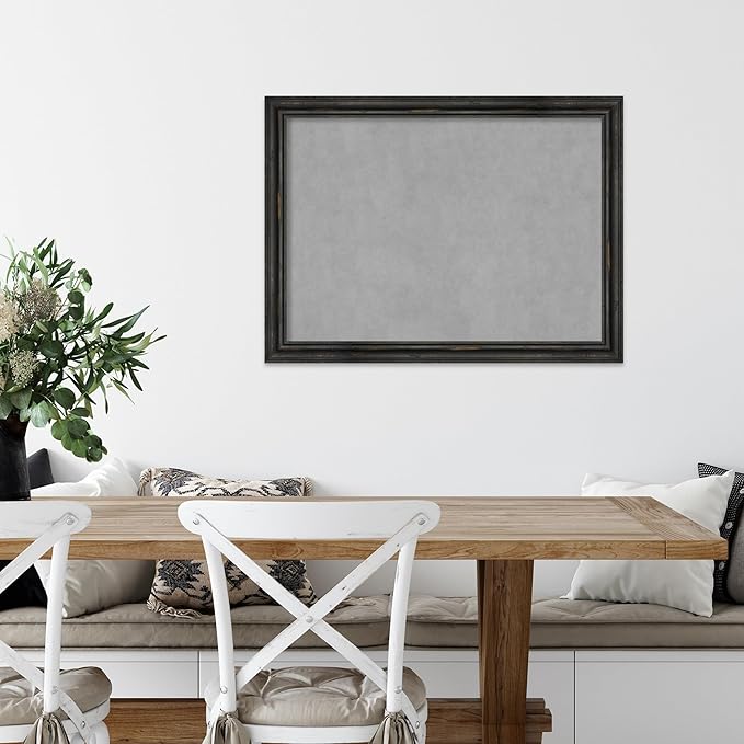 Amanti Art Black Framed Magnetic Board 23x31 Medium Vision Board - Image 5