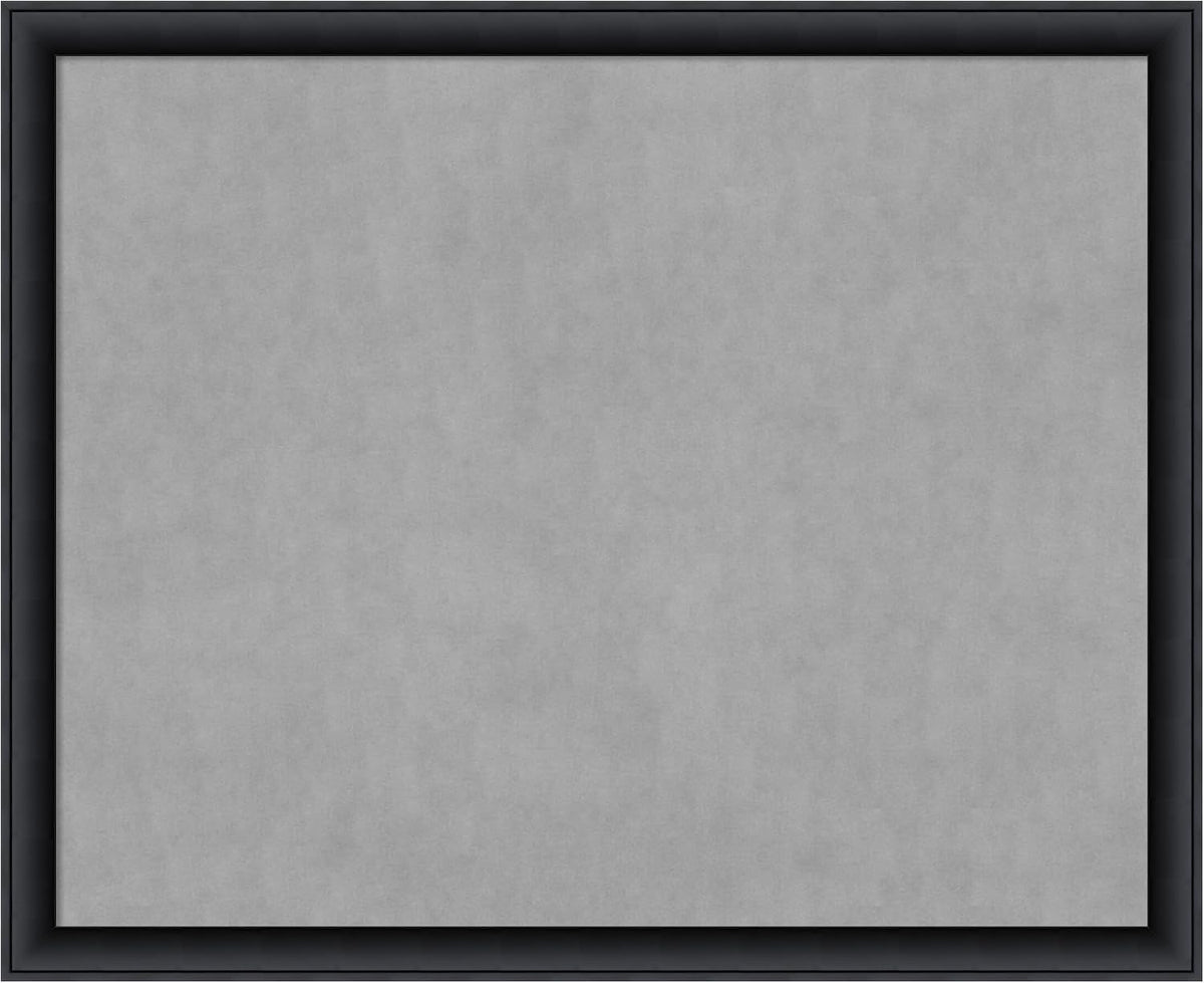 Amanti Art Black Framed Magnetic Board 35x43 X-Large Vision Board