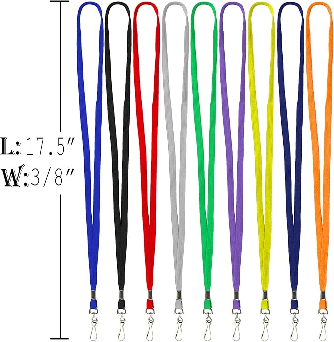 Ollain Badge Lanyards Flat Lanyard Swivel Hooks Durably Neck Bulk Lanyards - Image 2