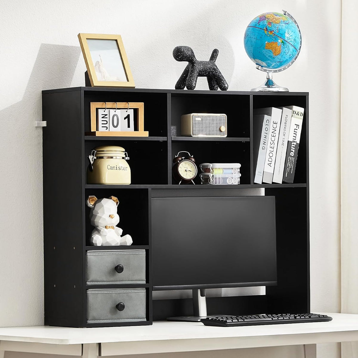 VEVOR 3-Tier Desktop Storage Organizer, 37" x 10" x 31.1" Offi...