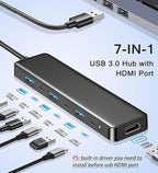 VIENON USB 3.0 to HDMI Adapter, USB 3.0 Hub - Image 2