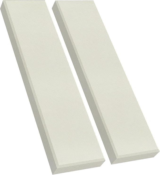 2 Pack 2" Thick Acoustic Panels, 47.24" X 11.81" Fiberglass Wall Panel by UMIACOUSTIC
