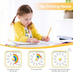 Visual Timer for Kids with Pause Function, Cute Silent Timer with Rainbow for - Image 3