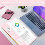 Two Pocket Portfolio Folders, PANDRI 60 Pack 3 Hole Punched 2 Pocket Folders - Image 5