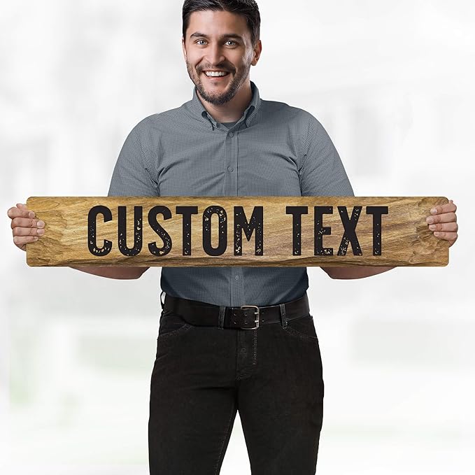 Custom Sign, Custom Street Sign, 11 Font Colors, 13 Font Styles, 4 Hole Options - Image 2