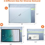 Fireproof Document Bag – 3 Pack Fireproof & Water- proof Document Organizer | - Image 2