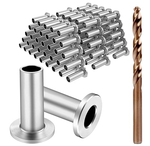 BLIKA 120 Pack Stainless Steel Protector Sleeves by BLIKA