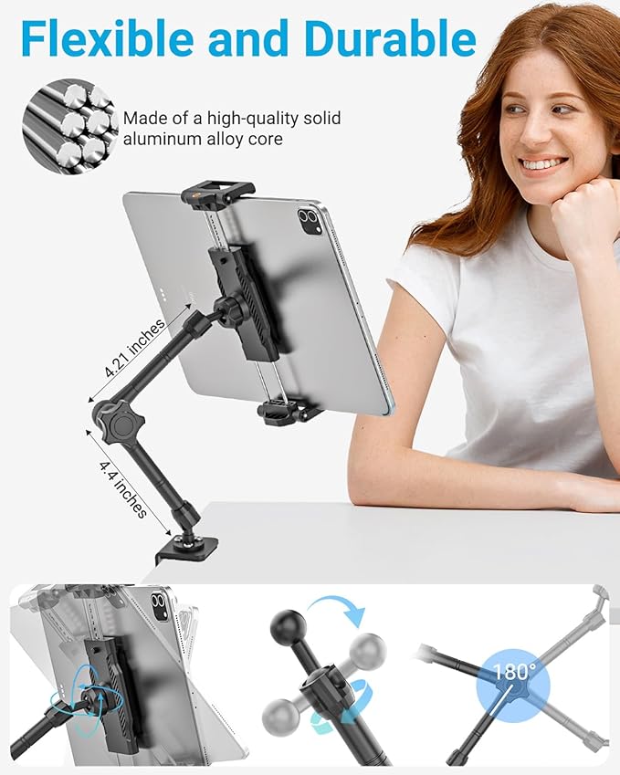 INSSKY Metal Kitchen Tablet Stand, Fit - Image 2