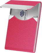 Business Card Holder with Ultra Slim Design, Business Card Case with Premium PU by DMFLY