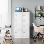 MIIIKO 4 Drawer File Cabinet, Home Office File Folders Storage Cabinet - Image 2