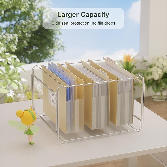 Extra Capacity Hanging File Folders, 3.15" Reinforced Wheat Straw Expanding - Image 5
