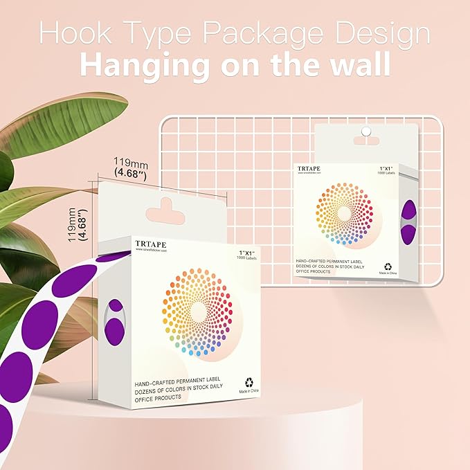 1 Inch Round Color Coding Labels, Round Color Dot Labels - Image 3