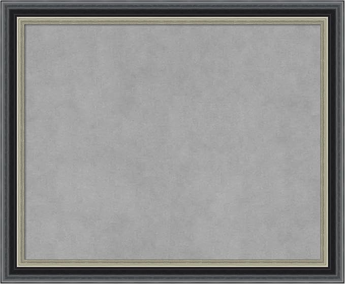 Amanti Art Black Framed Magnetic Board 19x23 Small Vision Board by AmantiArt