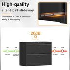 Bestoo 2-Drawer Lateral File Cabinet - Image 7