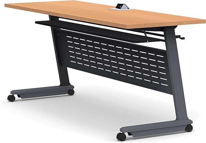 Tables Training Meeting Seminar Classroom Model 2558 15pc Beech Folding - Image 6