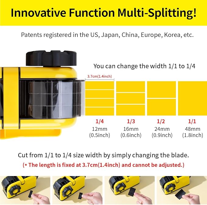 Multi-Section Tape Dispenser ZO-508: Innovative Cutter - Image 2