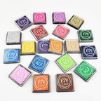 GTLZLZ Ink Pads for Kids, 20 Colors Craft Ink Pad, Washable Finger Ink Pads for - Image 8