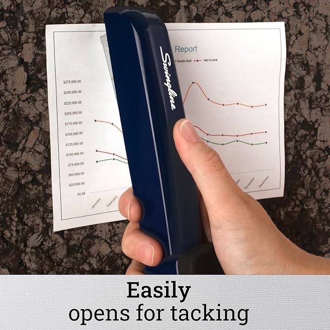 Swingline Stapler, 30 Sheet Capacity, 747 Business Stapler, Jam Free, Royal Blue - Image 6