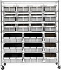 Seville Classics Heavy Duty NSF Bin Rack Solid Steel Wire Shelving Storage Unit by SevilleClassics
