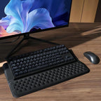 Computer Keyboard Stand with Wrist Rest, Ergonomic Tilted Keyboard Holder - Image 7