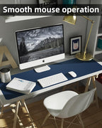 Non-Slip Desk mat, PULeather Desk Pad Protector, Office Desk Mat, Large Mouse - Image 4