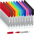 Volcanics Dry Erase Markers Low Odor Fine Whiteboard Markers Thin Box of 80 by Volcanics