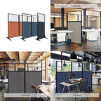 Versare Workstation Partition | Portable Wall Divider | Modern Office Cubicle | - Image 2
